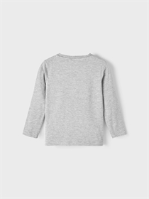 NAME IT Langærmet Bluse Vux Light Grey